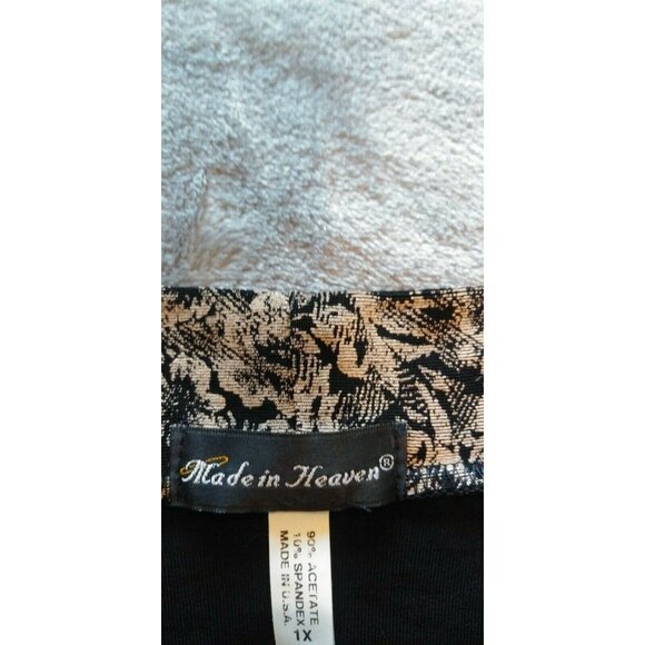 New Made in Heaven Plus Size 1X Black Ivory Floral Open Front Cardigan Sweater - Picture 4 of 8